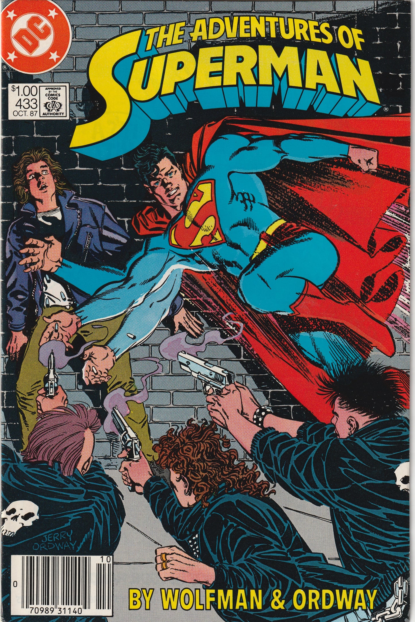 Adventures of Superman #433 (1987) - Canadian Price Variant