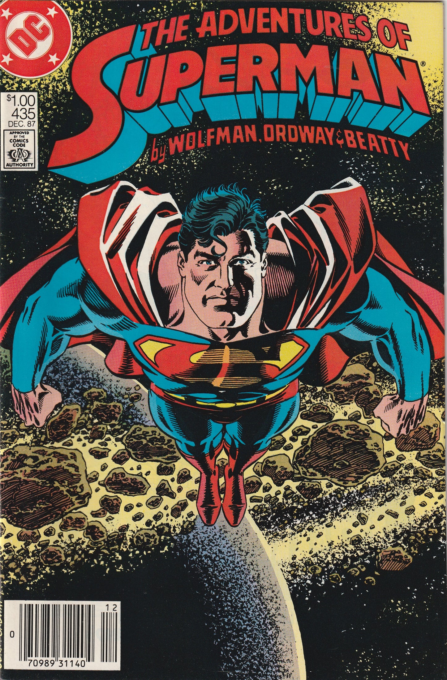 Adventures of Superman #435 (1987) - Canadian Price Variant