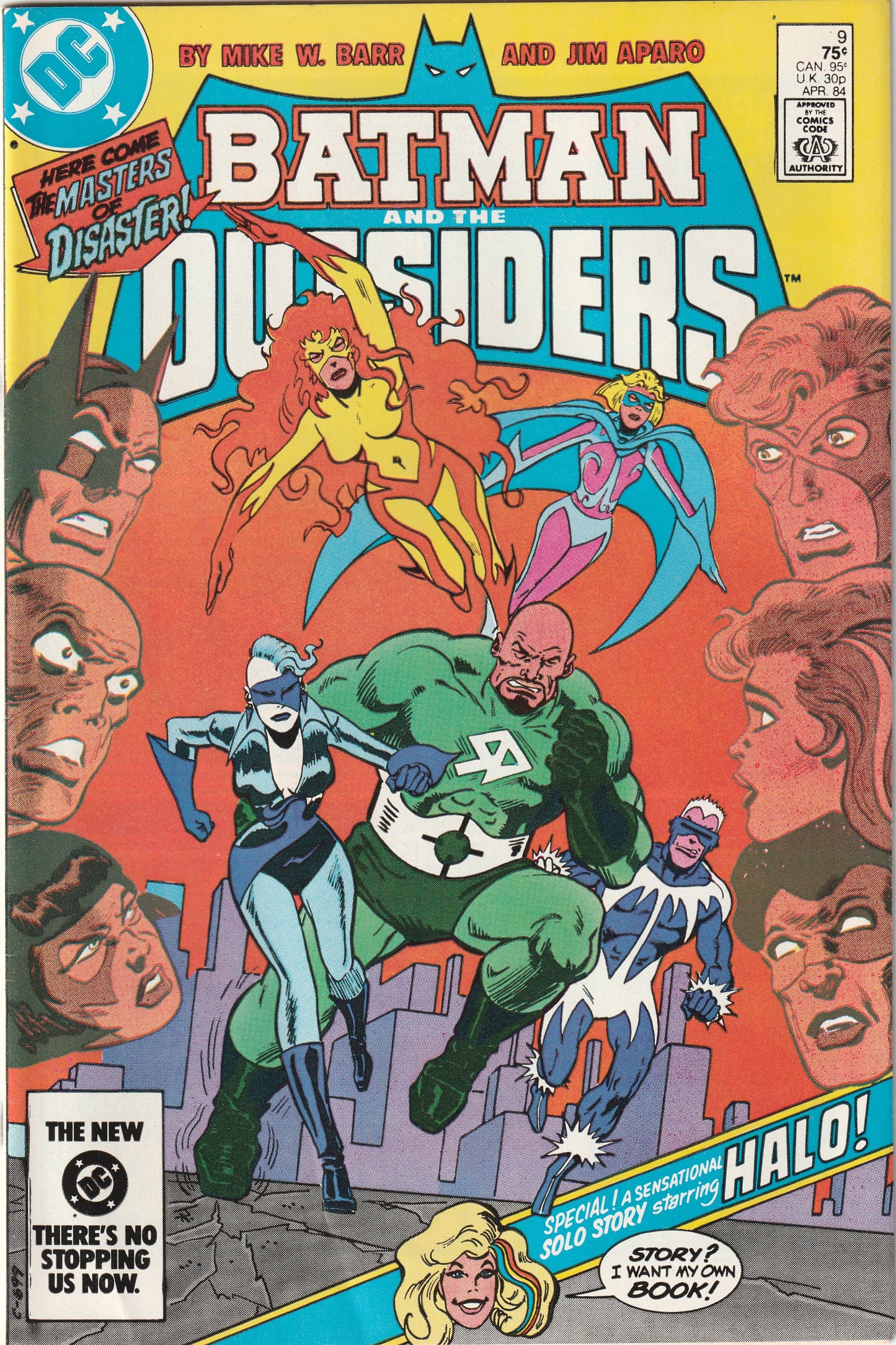 Batman And The Outsiders #9 (1984) - Halo begins