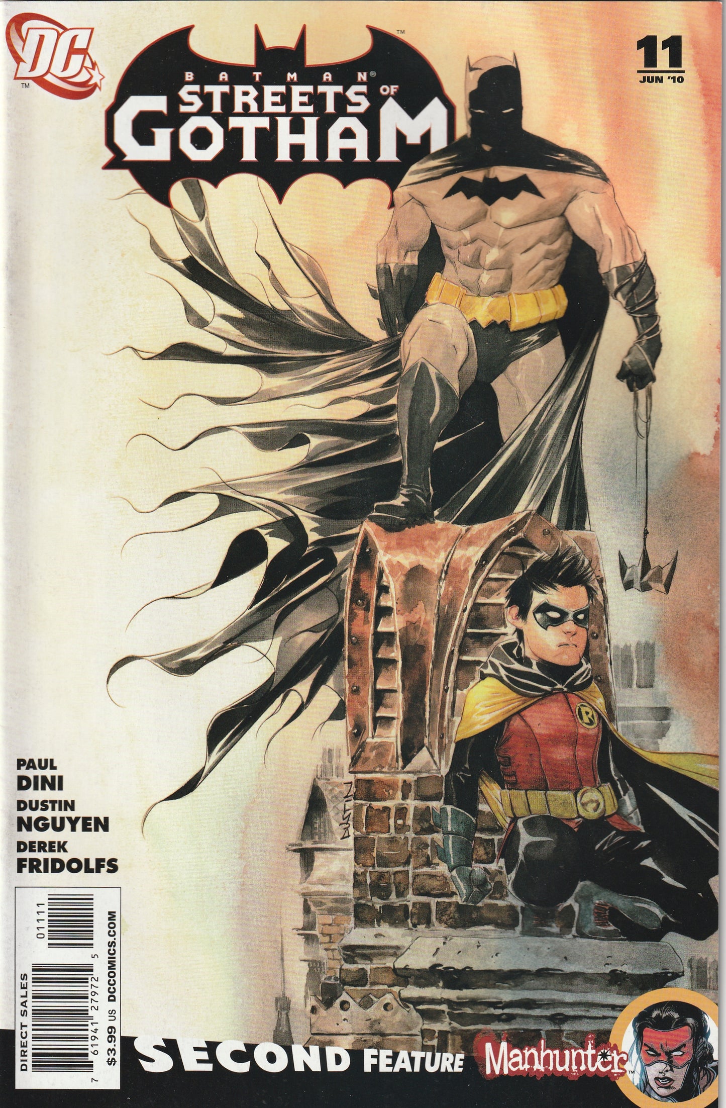 Batman Streets of Gotham #11 (2010) - Paul Dini, Dustin Nguyen - Classic cover