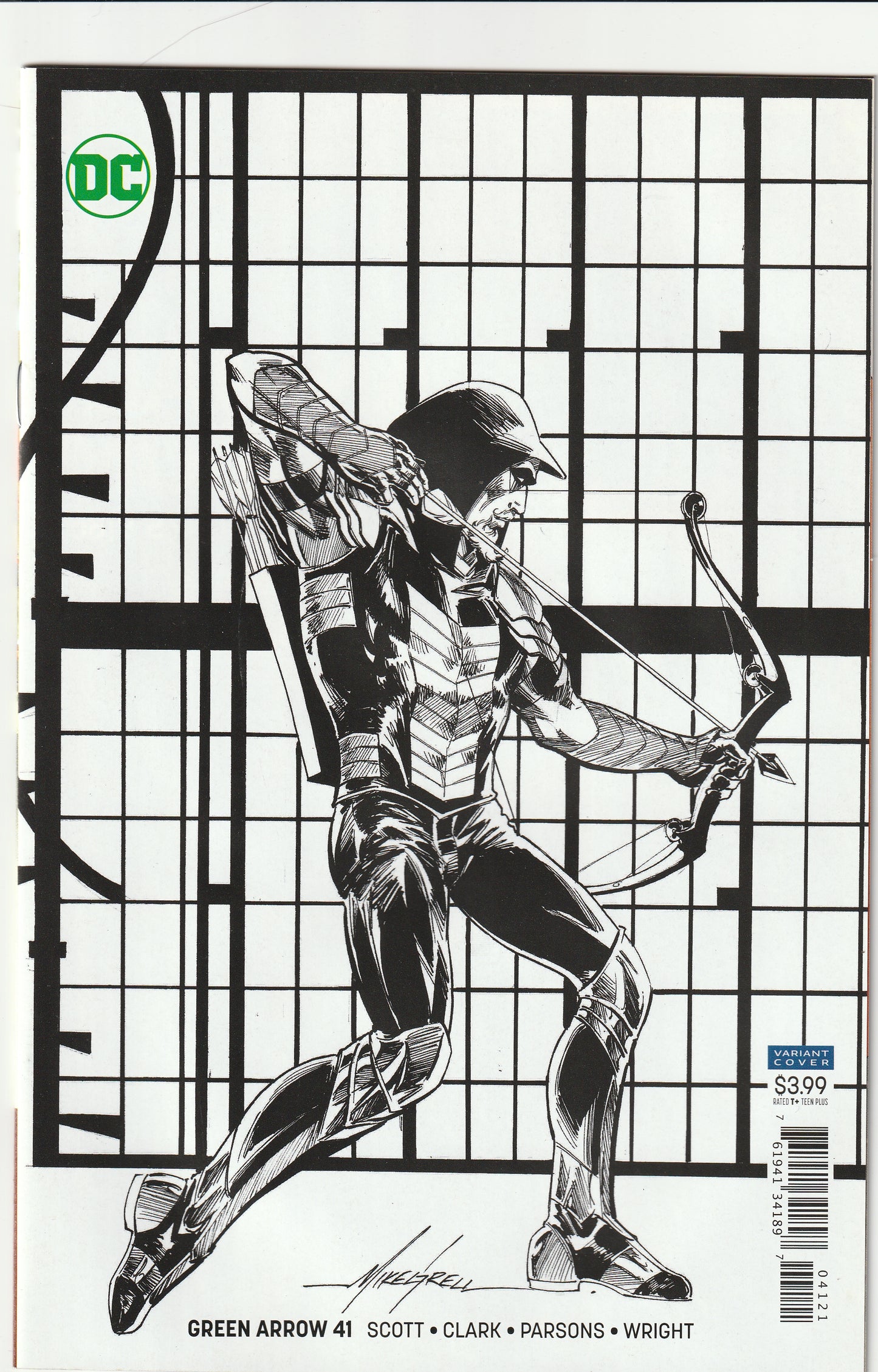 Green Arrow #41 (2018) - Mike Grell Variant Cover