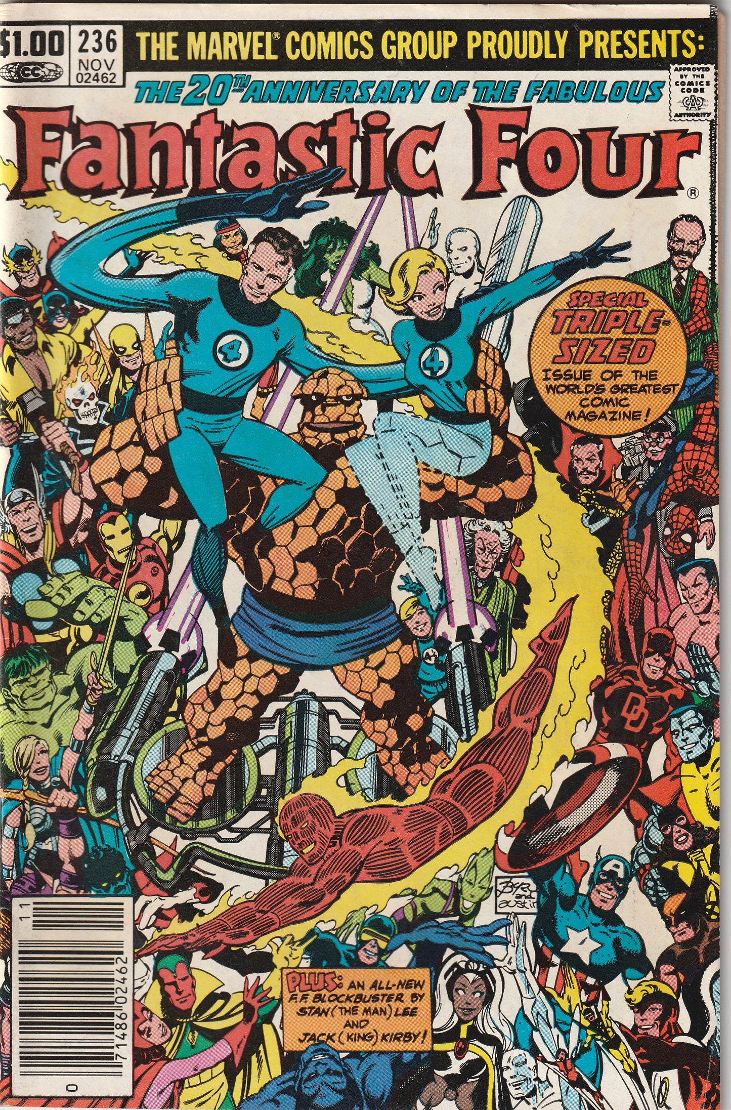 Fantastic Four #236 (1981) - 20th Anniversary issue, Newsstand edition
