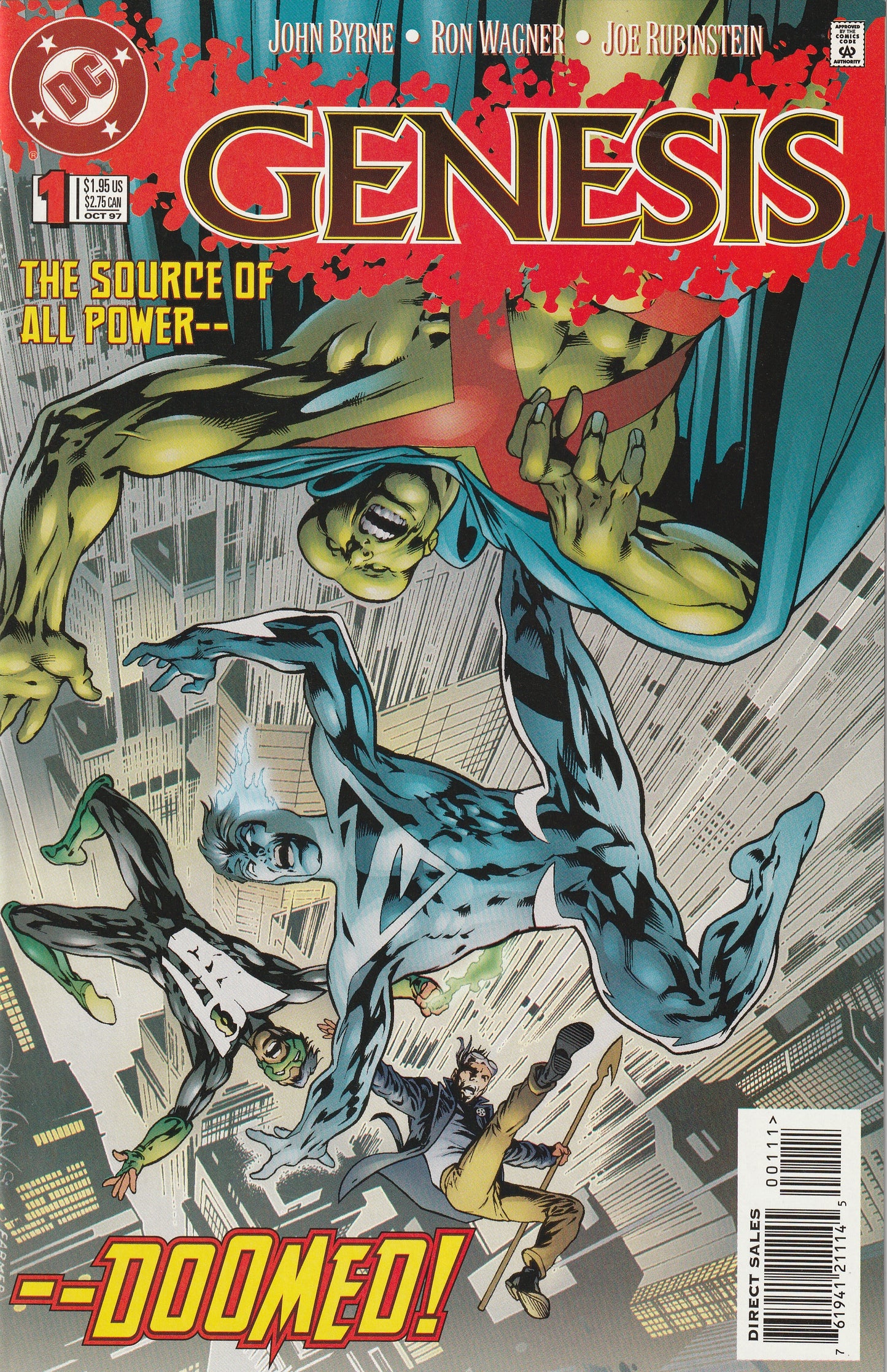 Genesis (1997) - Complete 4 issue mini-series - John Byrne