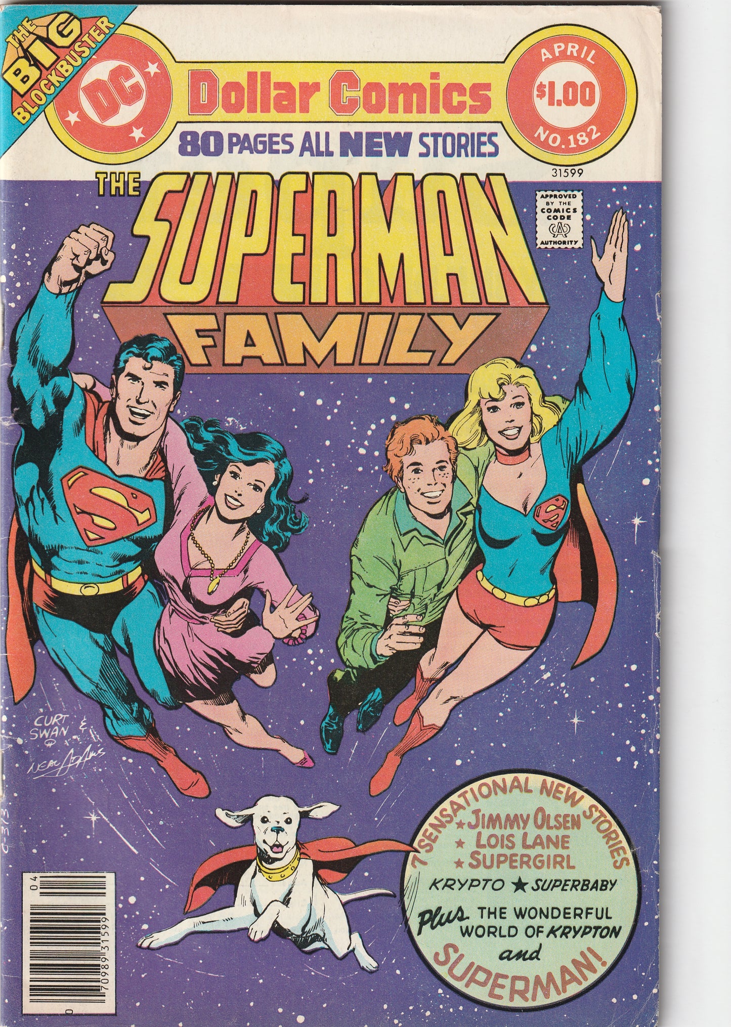 Superman Family #182 (1977) Giant 52 pages - Marshall Rogers art