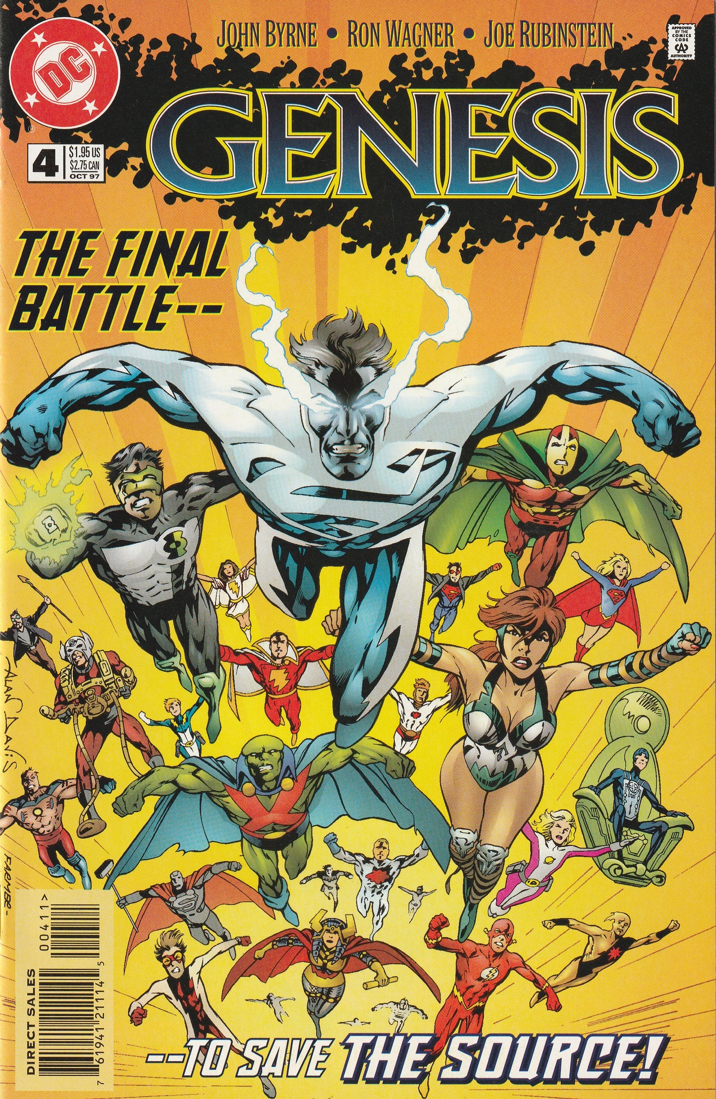 Genesis (1997) - Complete 4 issue mini-series - John Byrne
