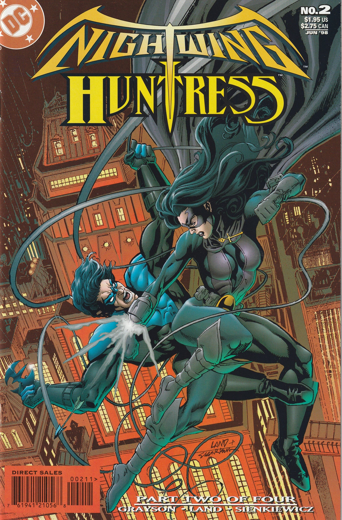 Nightwing & Huntress (1998) - Complete 4 issue mini-series