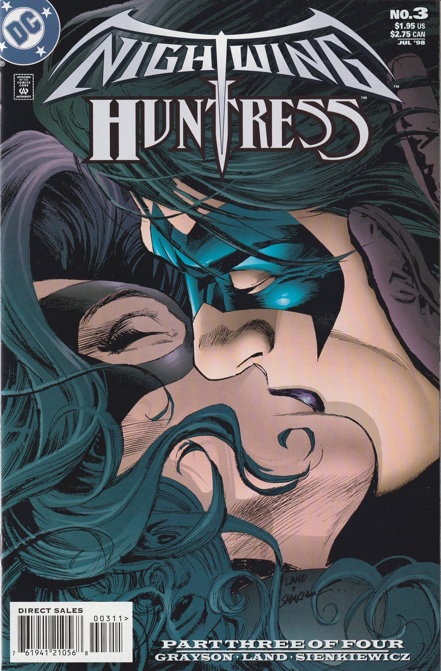 Nightwing & Huntress (1998) - Complete 4 issue mini-series