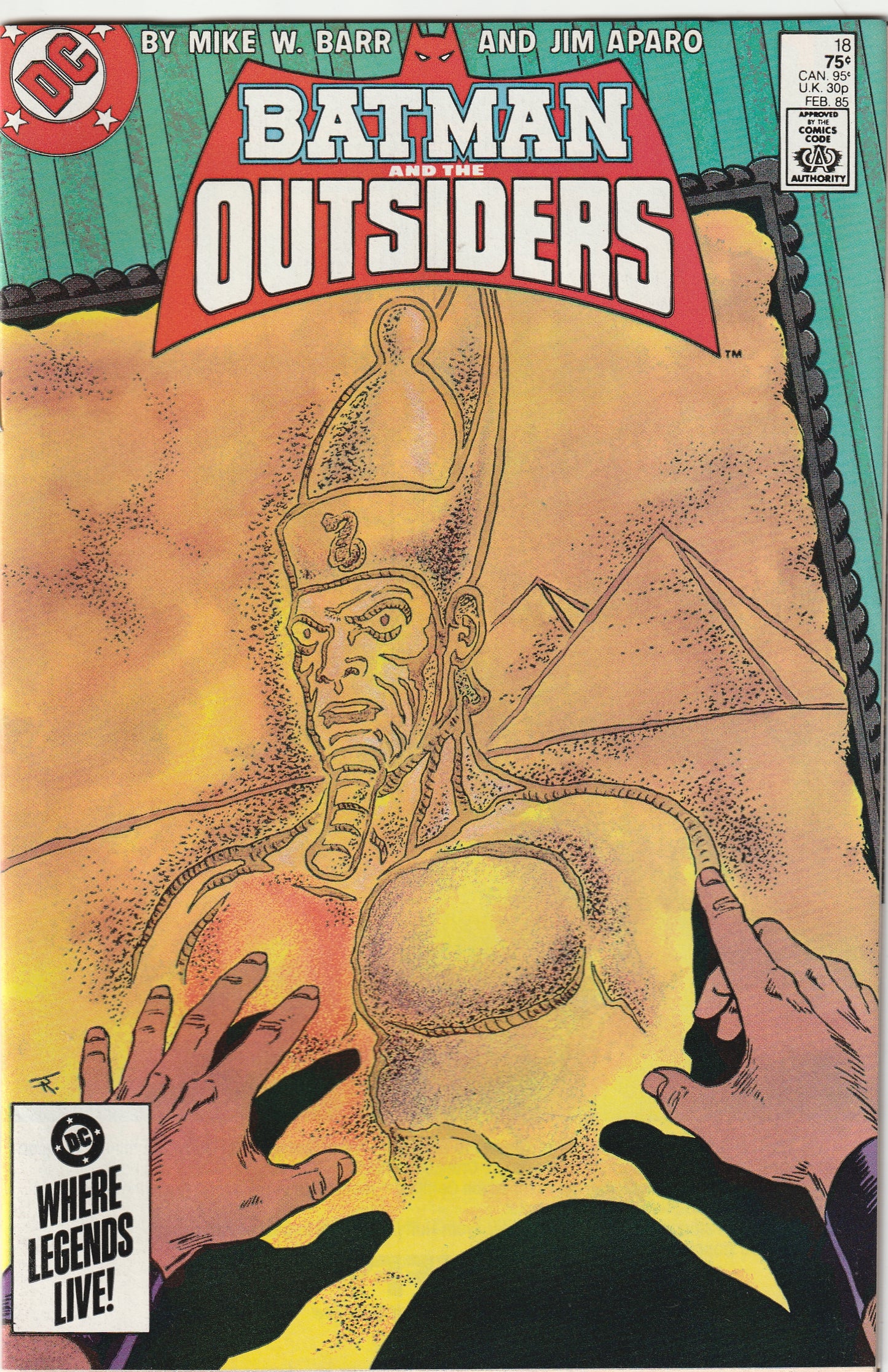 Batman And The Outsiders #18 (1985) - More details of Metamorpho's origin
