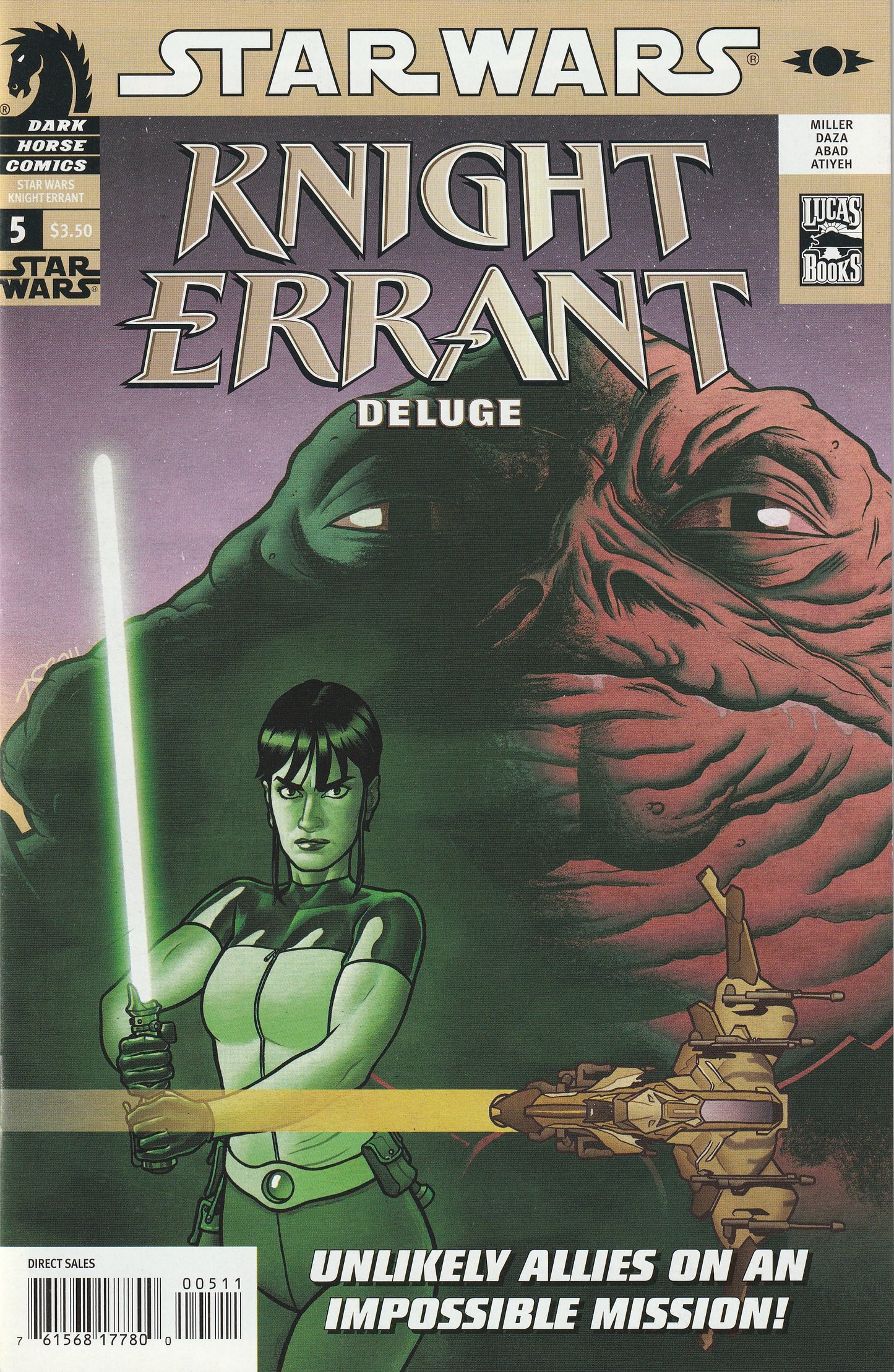Star Wars Knight Errant Deluge (2011) - 5 issue mini series