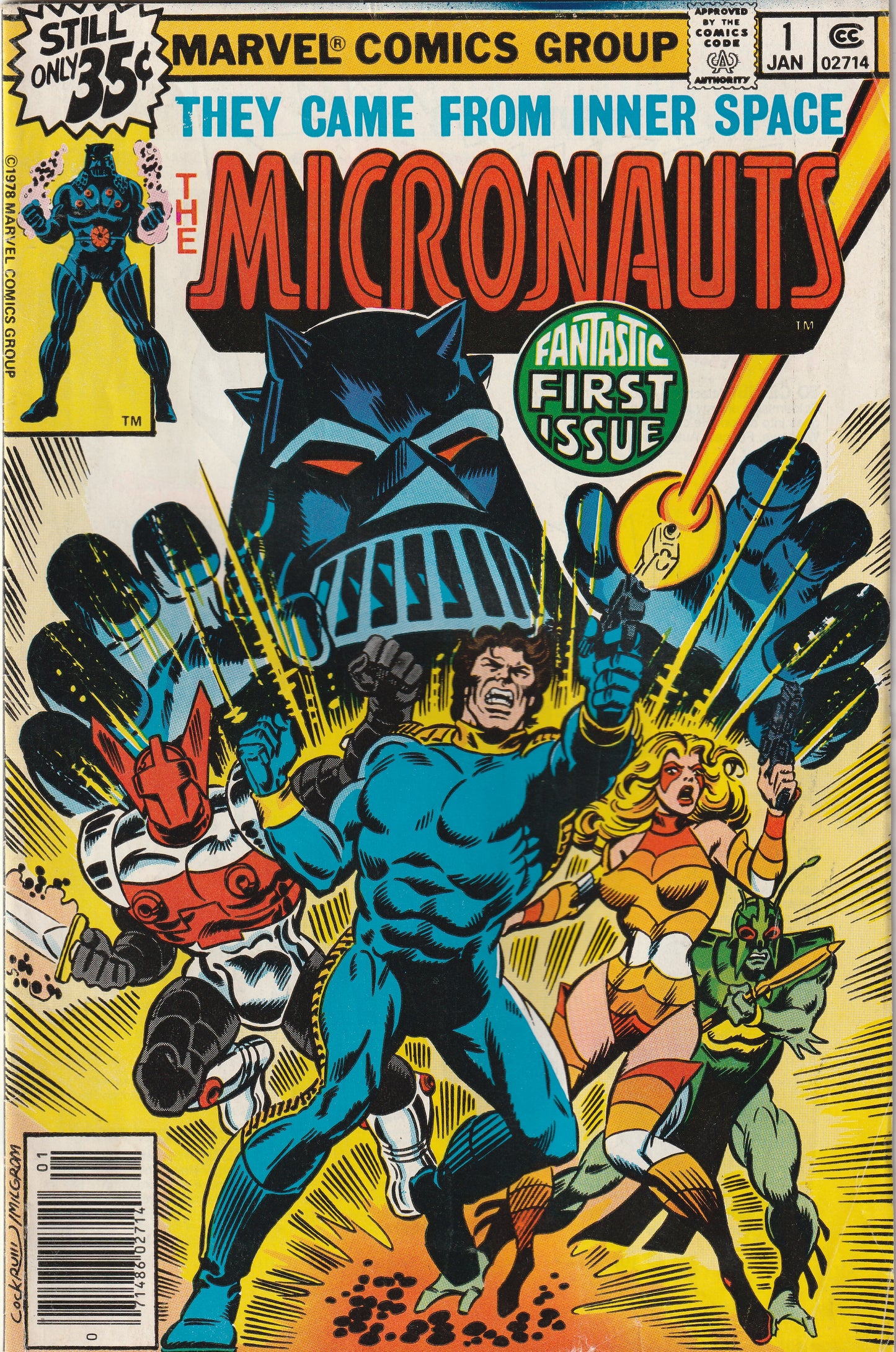 Micronauts #1 (1979) - 1st Appearance of Baron Karza