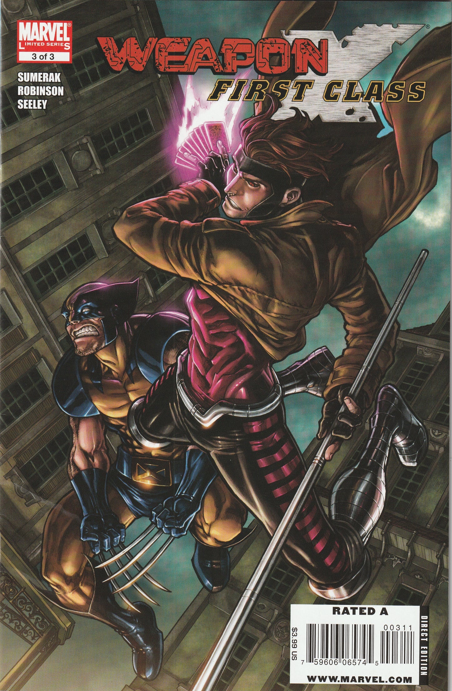 Weapon X First Class (2009) - 3 issue mini series