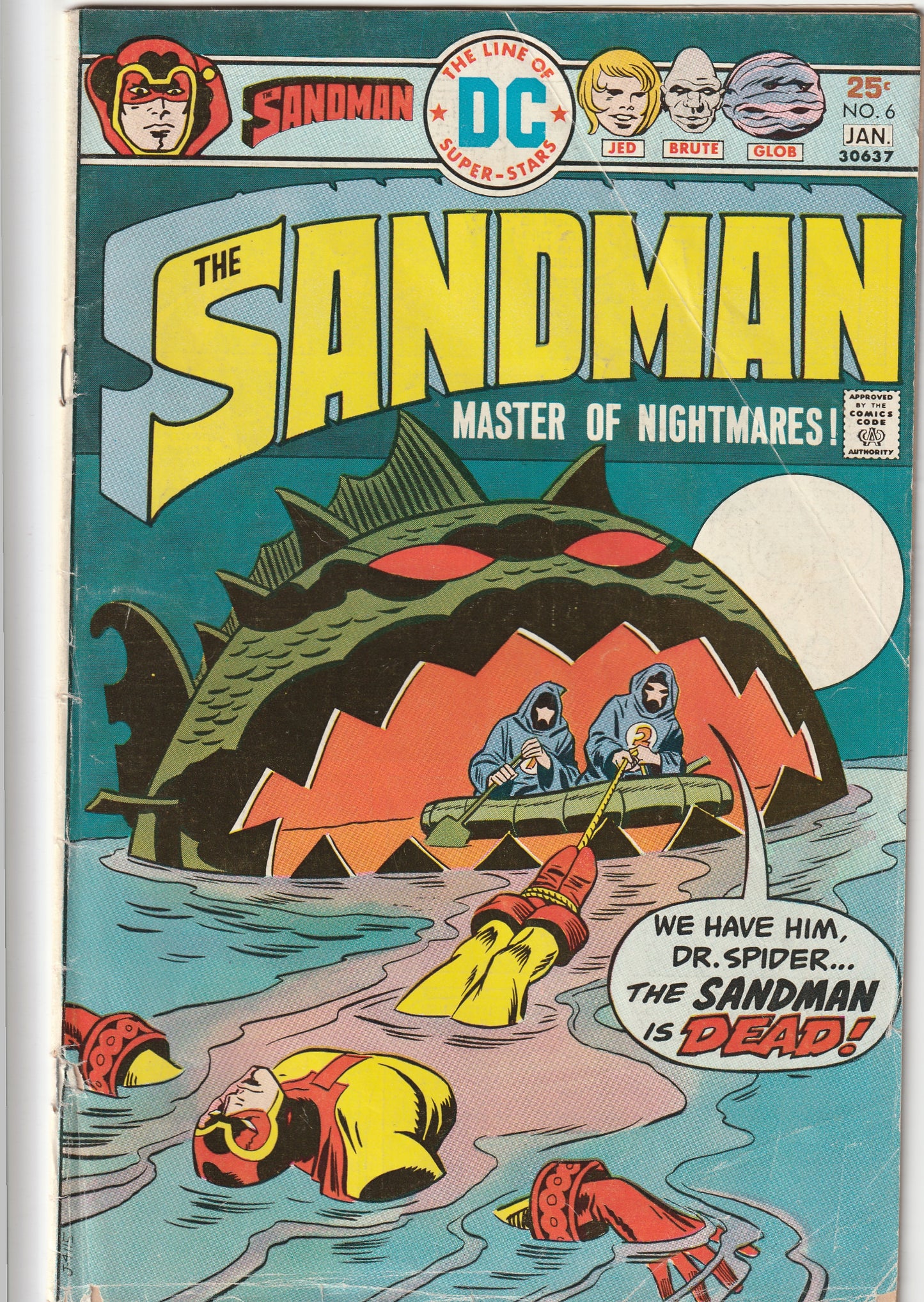 Sandman #6 (1976) - Jack Kirby/Wally Wood cover/art