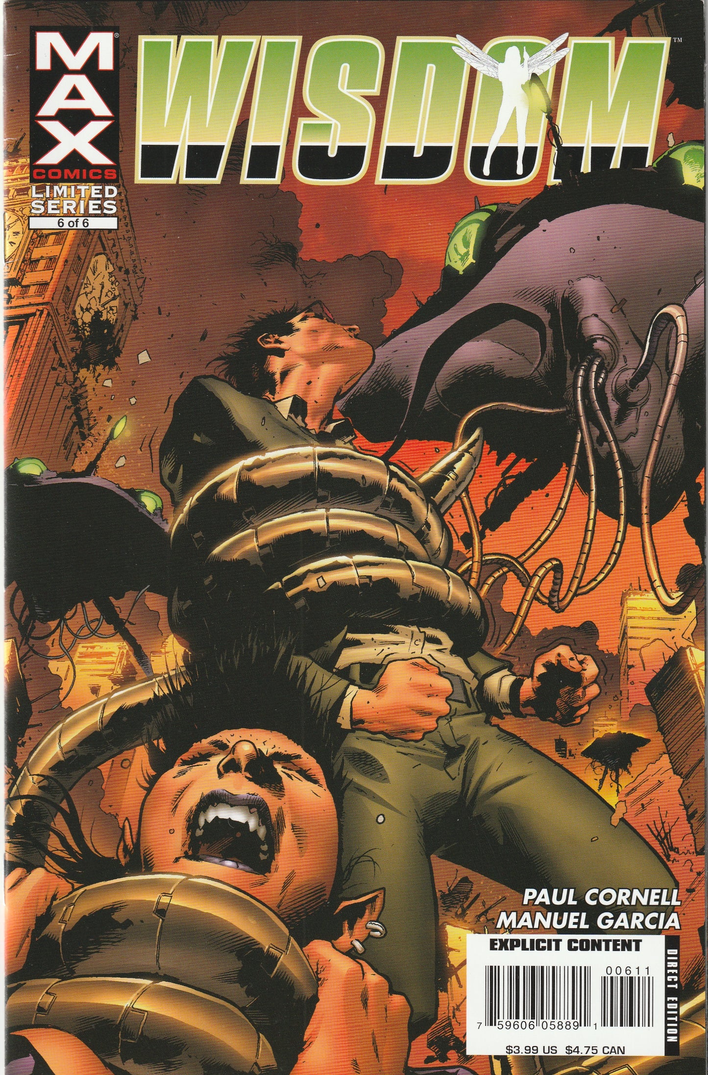WISDOM (2007) - 6 issue mini series - MAX
