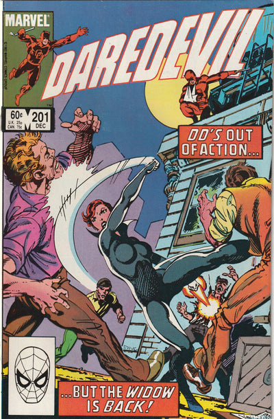 Daredevil #201 (1983) - Black Widow Appearance