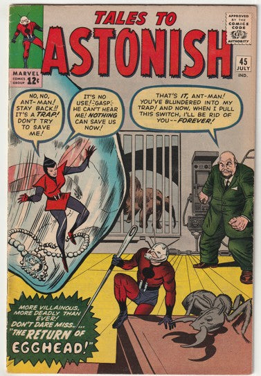 Tales To Astonish #45 (1963) - 2nd Appearance of the Wasp