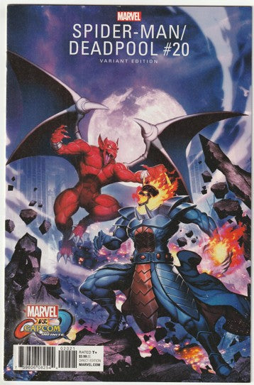 Spider-Man/Deadpool #20 (2017) - Variant Genzoman Marvel vs Capcom Cover