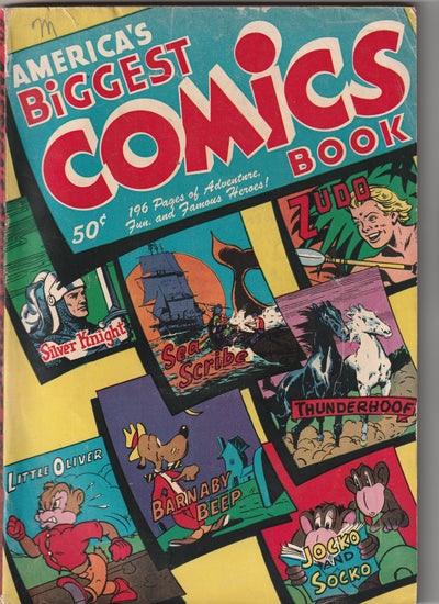 America's Biggest Comics Book (1944) - 196 pages of Adventure, oversized one-shot