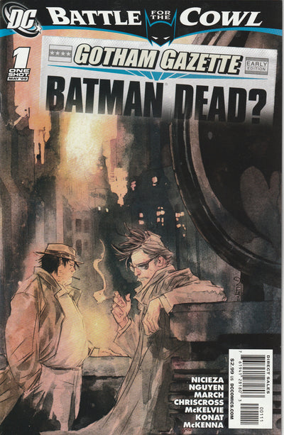 Gotham Gazette #1 (2009) - Battle for the Cowl