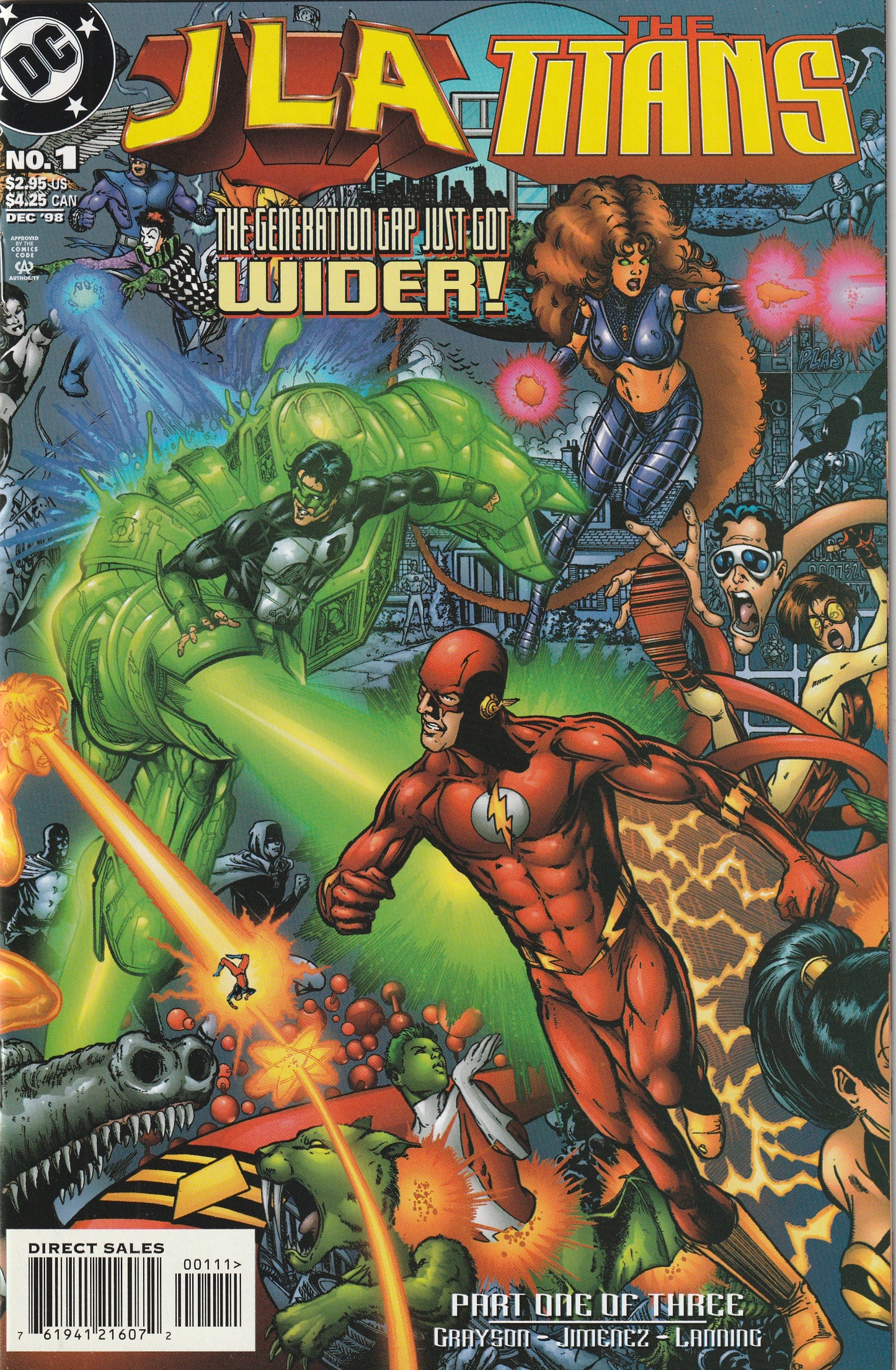 JLA: The Titans (1998-1999) - Complete 3 issue mini-series