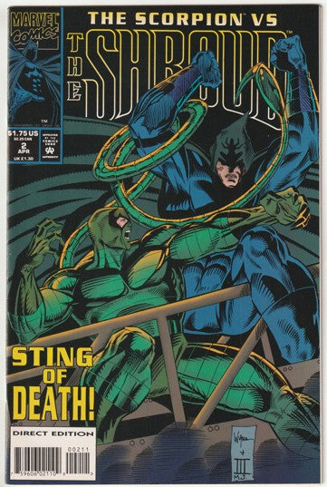 The Shroud (1994) - 4 issue mini series, Starring Spider-Man
