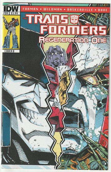 TransFormers: Regeneration One #84 (2012) - Cover B
