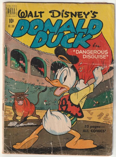Dell Four Color #308 (1950) - Walt Disney's Donald Duck in "Dangerous Disguise" - Carl Barks