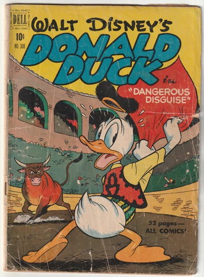 Dell Four Color #308 (1950) - Walt Disney's Donald Duck in "Dangerous Disguise" - Carl Barks