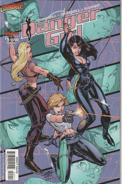 Danger Girl #1 (1998) - J. Scott Campbell cover