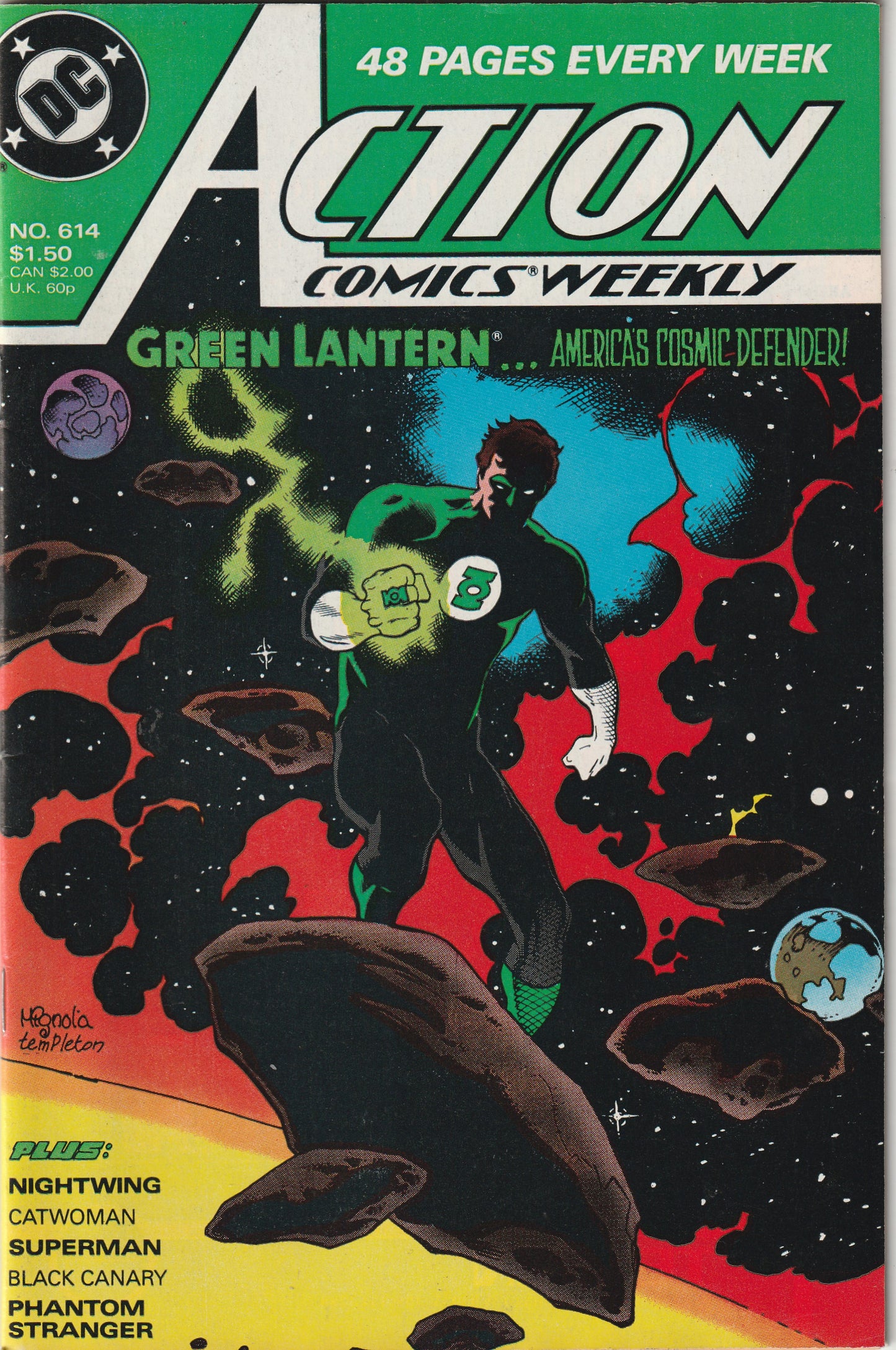 Action Comics #614 (1988) - Green Lantern, Mike Mignola cover