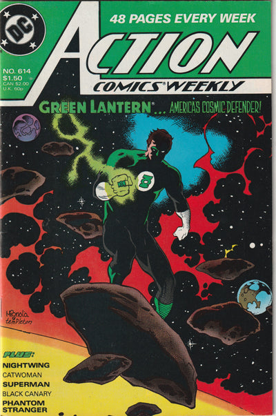 Action Comics #614 (1988) - Green Lantern, Mike Mignola cover