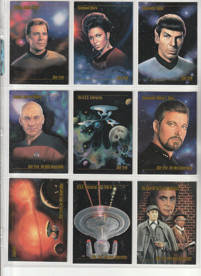 1993 Skybox Master Series STAR TREK - Complete base set
