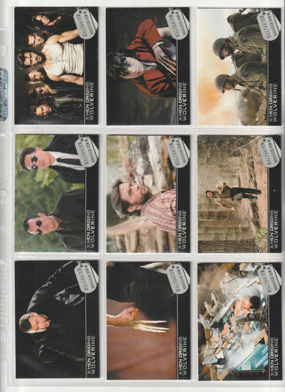 2009 Rittenhouse Archives X-Men Origins Wolverine Movie Trading Cards - Complete base set