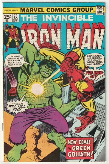 Iron Man #76 (1975) - Reprint of issue #9