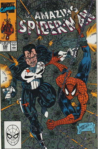 Amazing Spider-Man #330 (1990) - Punisher appearance