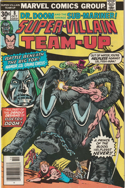 Super Villain Team-Up #8 (1976) - Circus of Crime & Shroud Appearance