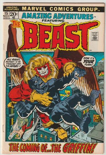 Amazing Adventures #15 (1972) - 1st Appearance of The Griffin, Patsy Walker Appearance