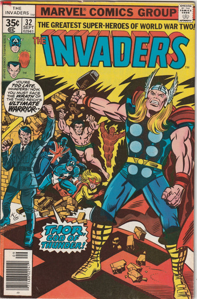 The Invaders #32 (1978) - Thor Appearance