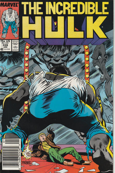 Incredible Hulk #339 (1988) - Todd McFarlane art - Newsstand edition