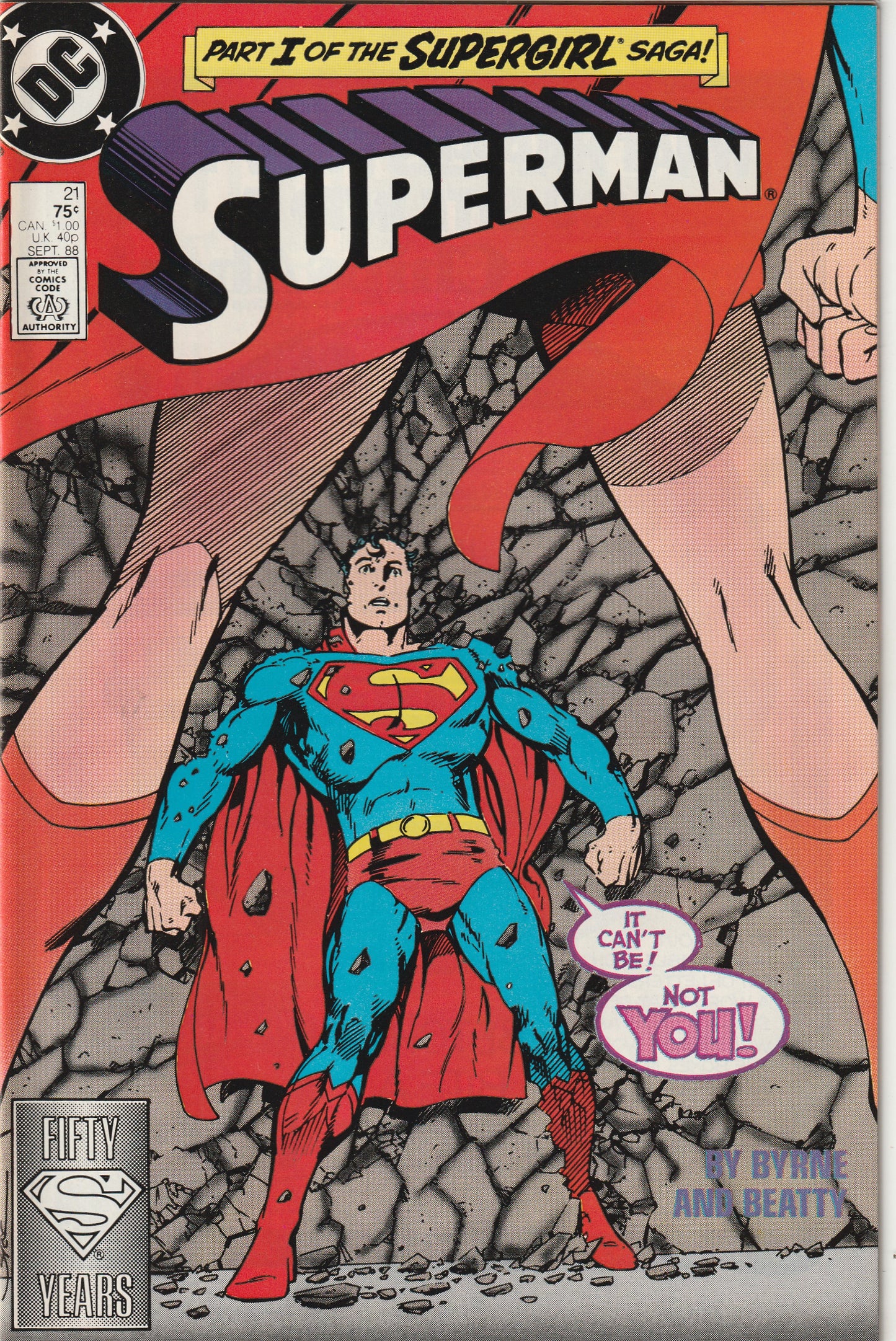 Superman #21 (Vol 2, 1988) - 1st Appearance of the Matrix (Pocket Universe)