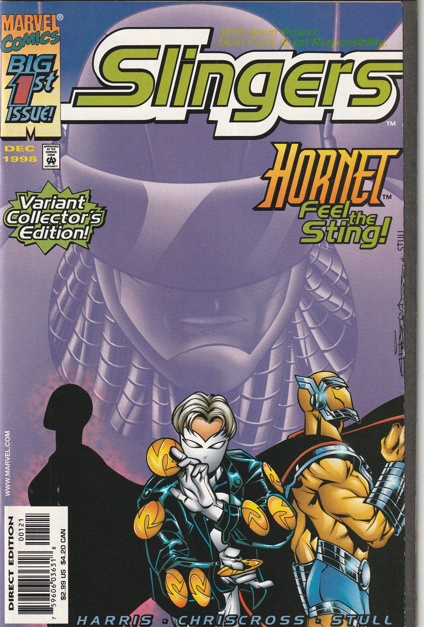 Slingers #1 (1998) - Hornet Variant cover