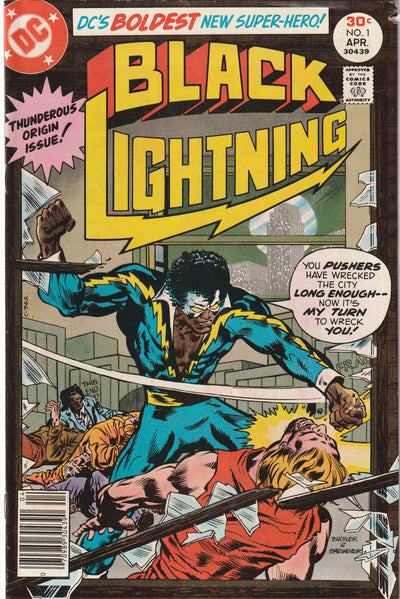 Black Lightning #1 (1977) - 1st appearance and origin of Black Lightning (Jefferson Pierce)