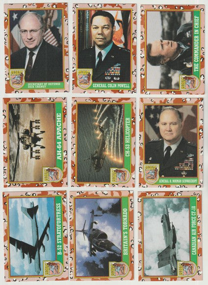 1991 Topps Desert Storm - Complete set + stickers