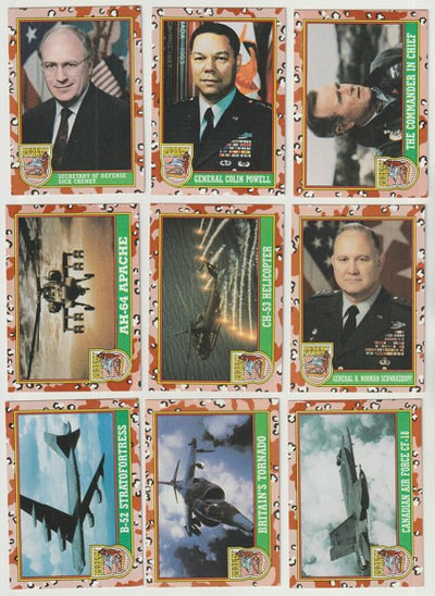 1991 Topps Desert Storm - Complete set + stickers
