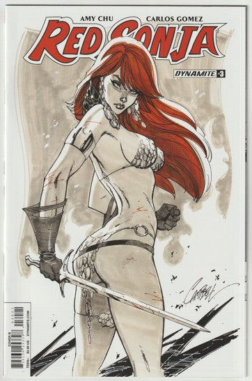 Red Sonja #3 (Vol 4, 2017) - Cover B - J. Scott Campbell Variant