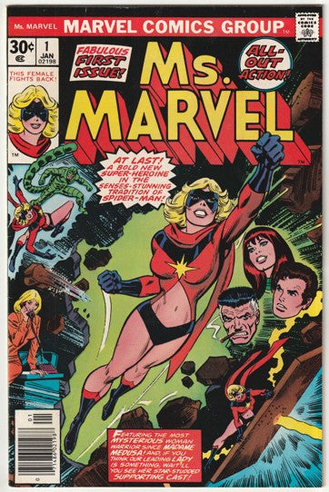 Ms Marvel #1 (1977) - 1st App. of Carol Danvers as Ms. Marvel
