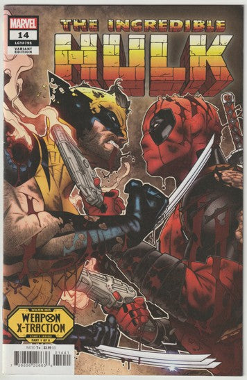 Incredible Hulk #14 (LGY #795) (2024) - Javier Garron Weapon X-Traction Teaser Variant