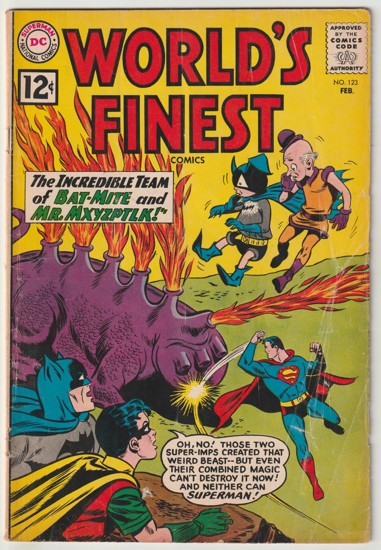 World's Finest #123 (1962) - 2nd Bat-Mite/Mr. Mxyzptlk team-up