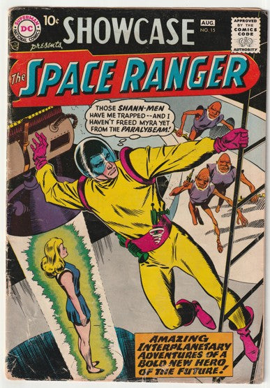 Showcase #15 (1958) - 1st App. Space Ranger