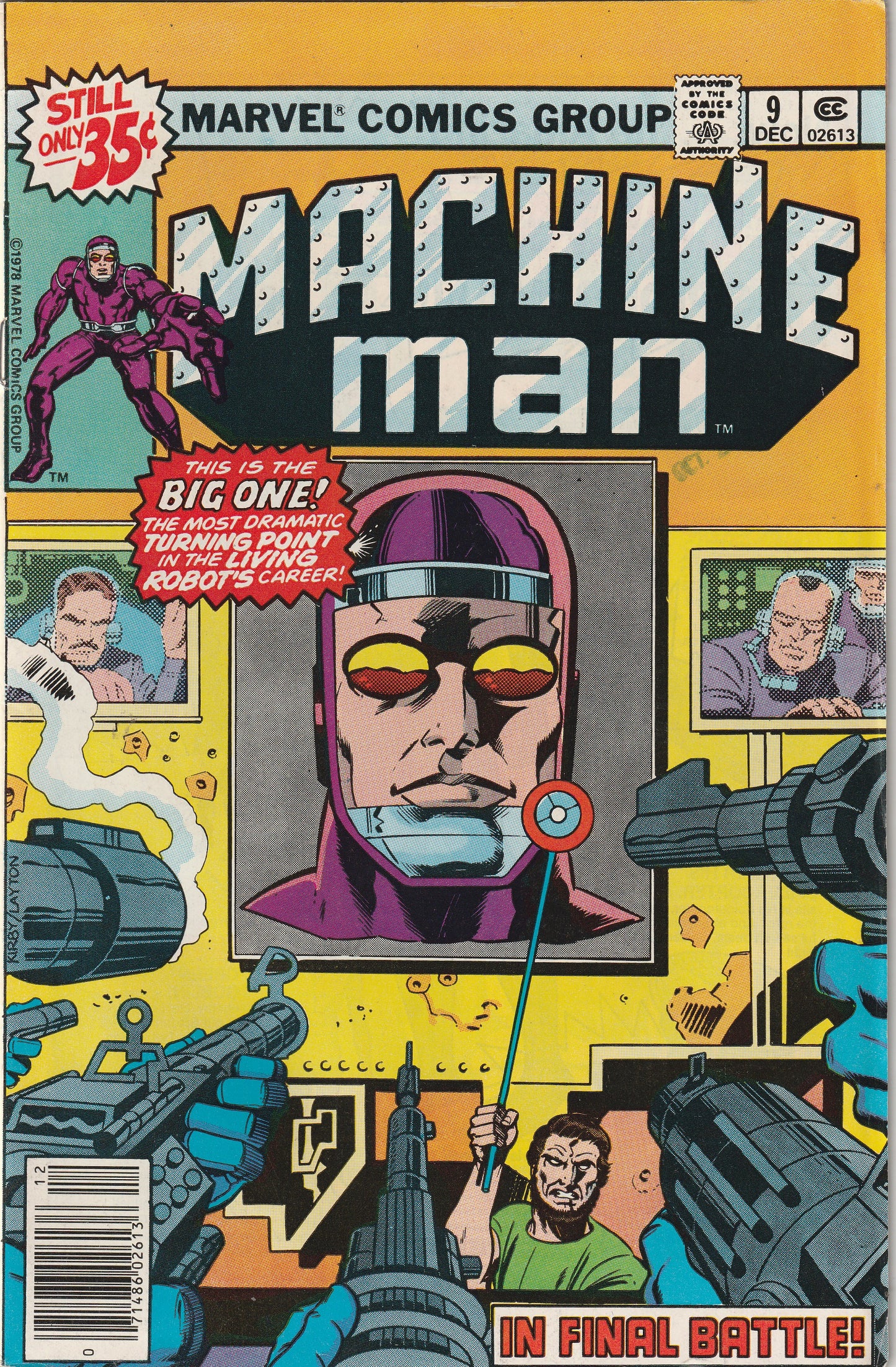 Machine Man #9 (1978) - Written and drawn by Jack Kirby