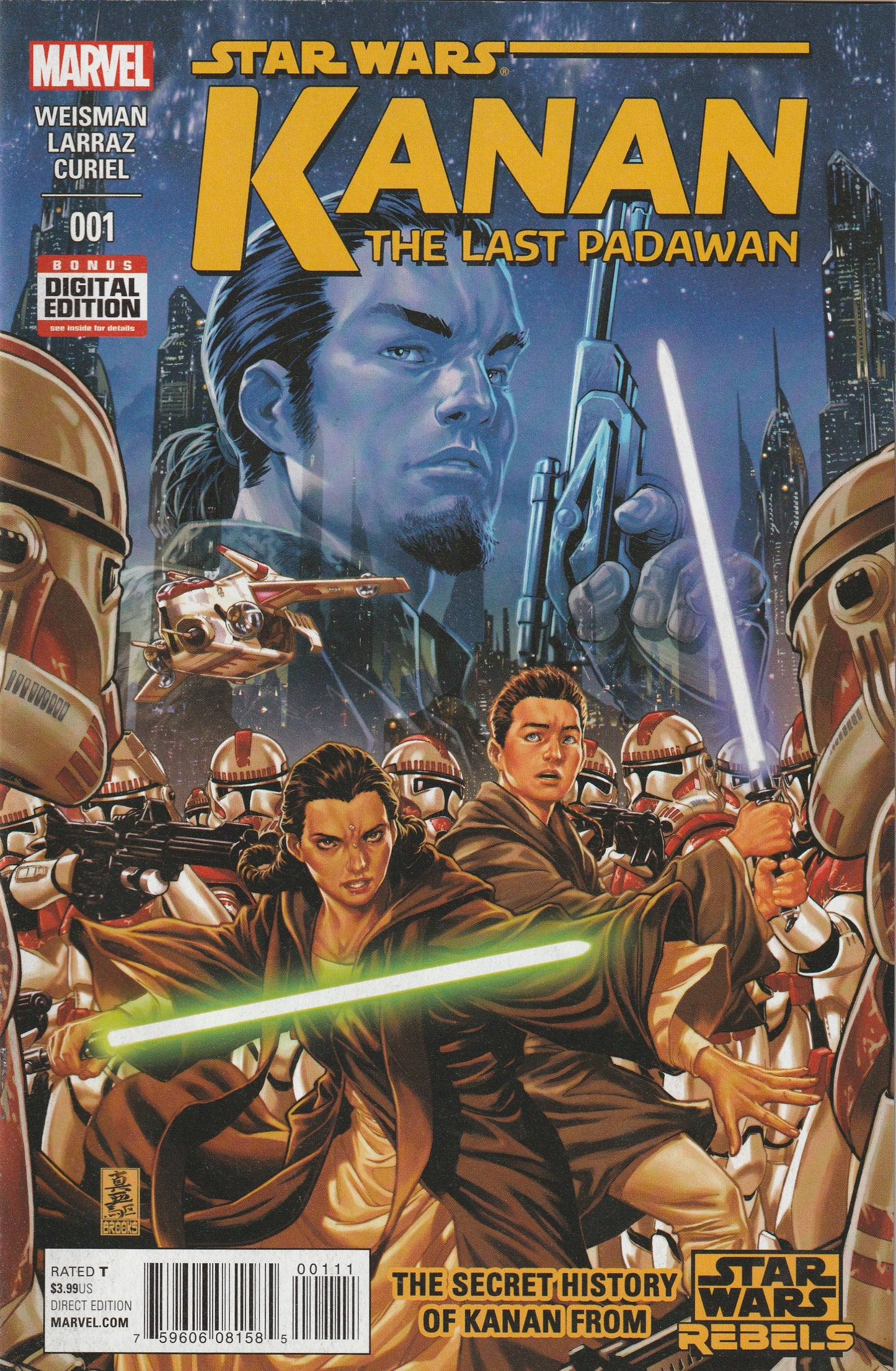 Star Wars: Kanan The Last Padawan #1 (2015) - 1st Appearance Sabine Wren, Kanan Jarrus